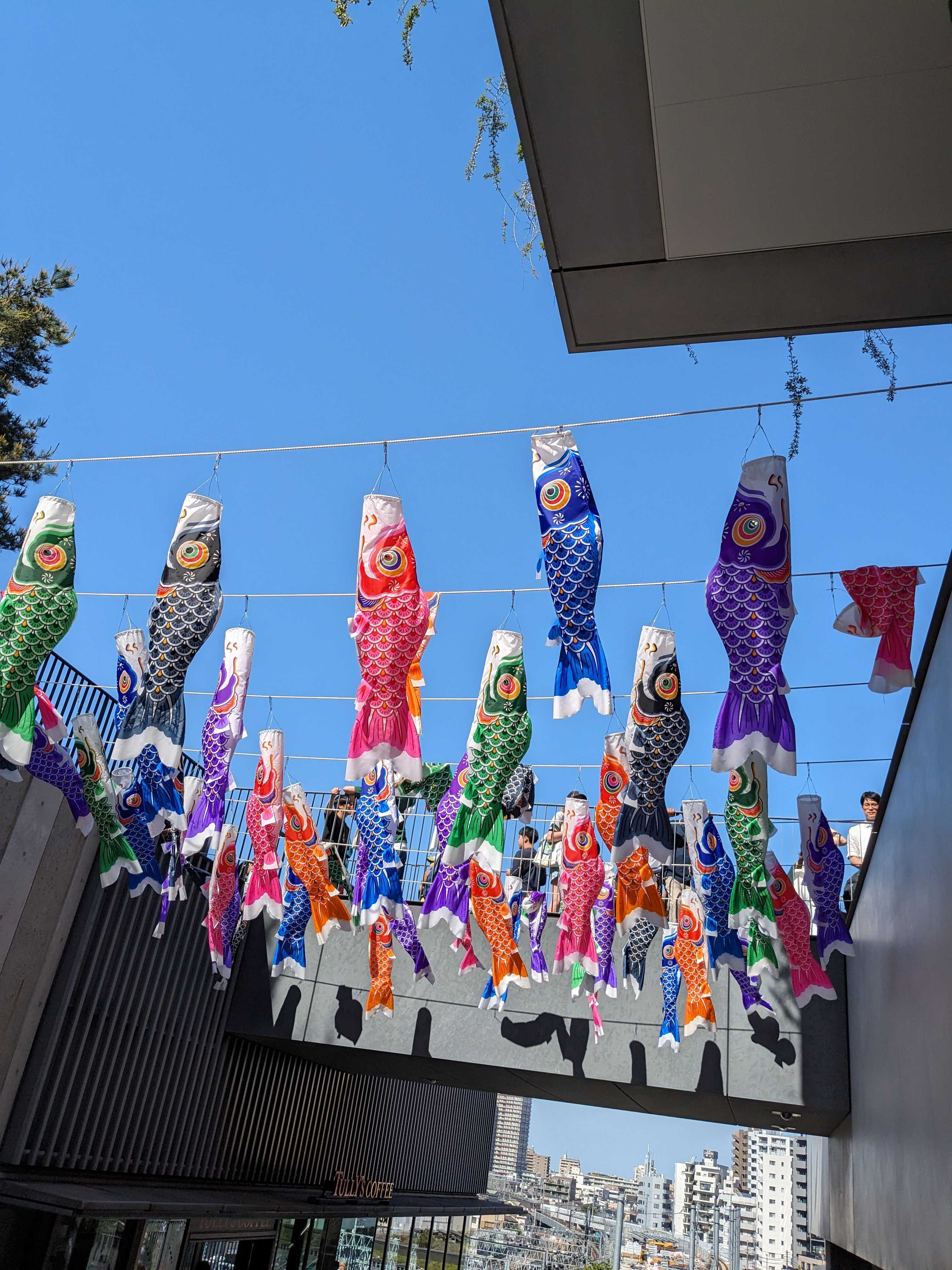 空に舞う、春の風物詩「東京スカイツリーのこいのぼり」